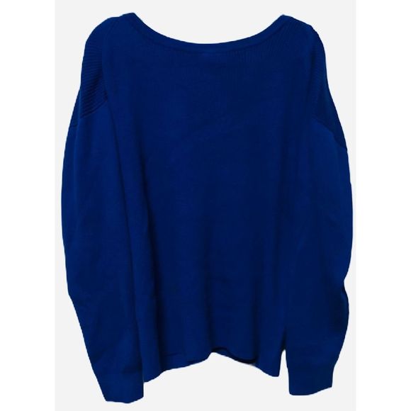 Kowtow Size Large Cyan Blue Long Sleeve Organic Cotton Greta Cardigan - Picture 2 of 9